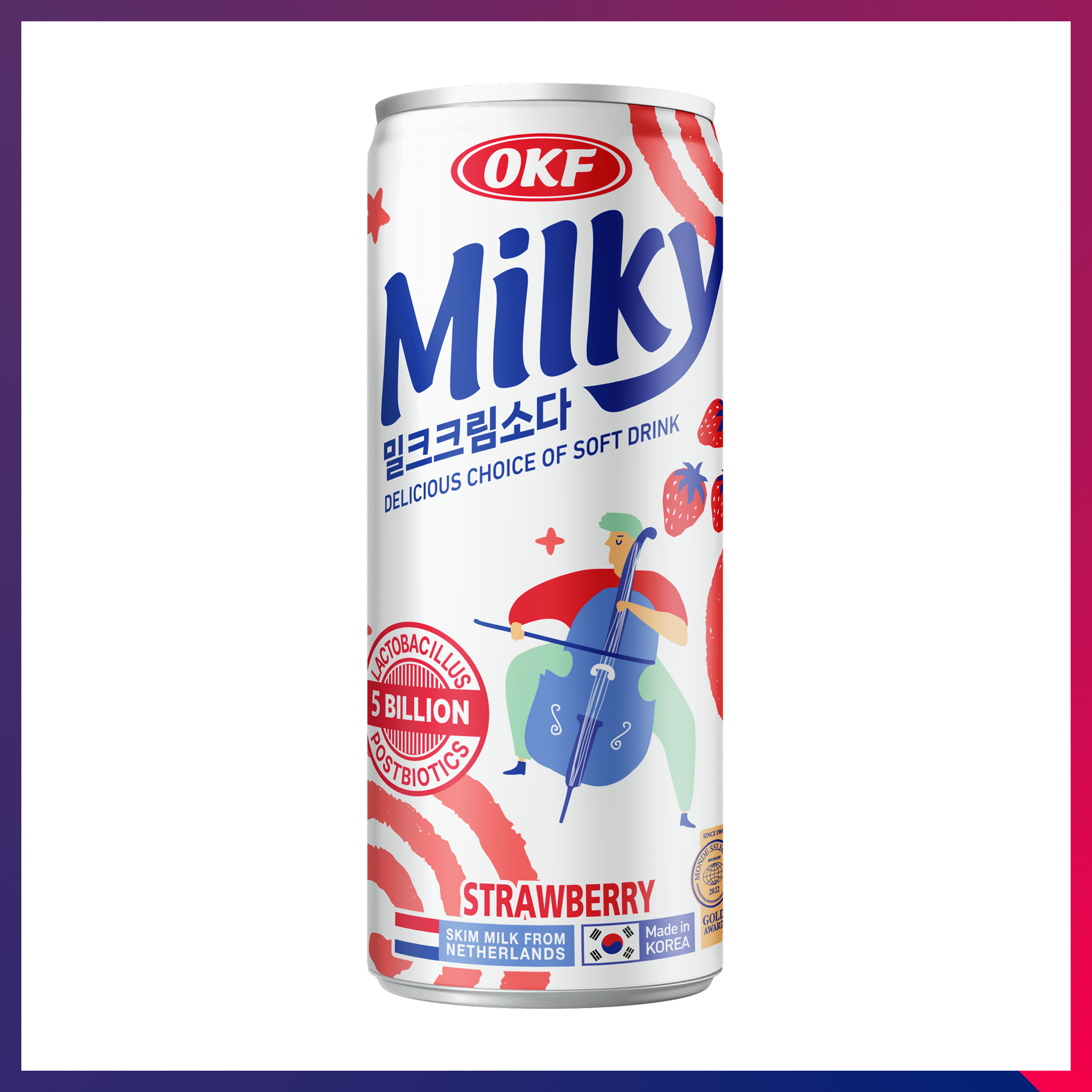 Milky Be Happy Strawberry 250ML*24