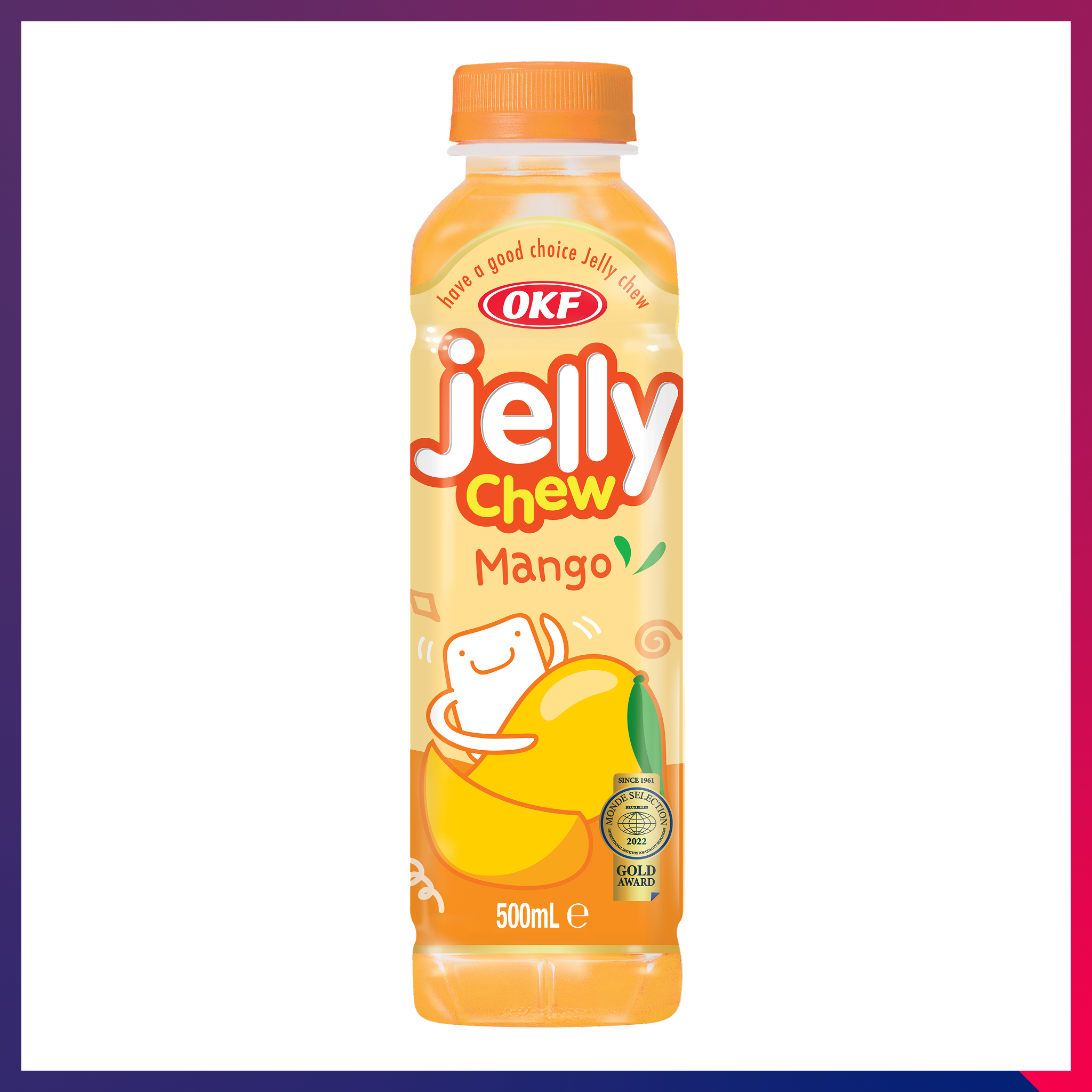 Jelly Chew Mango 500ML*20