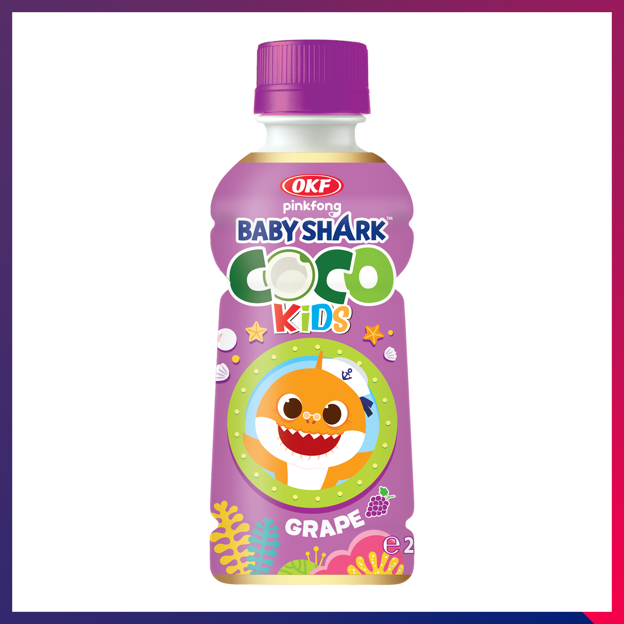 Babyshark Coco Kids Grape 240ML*24
