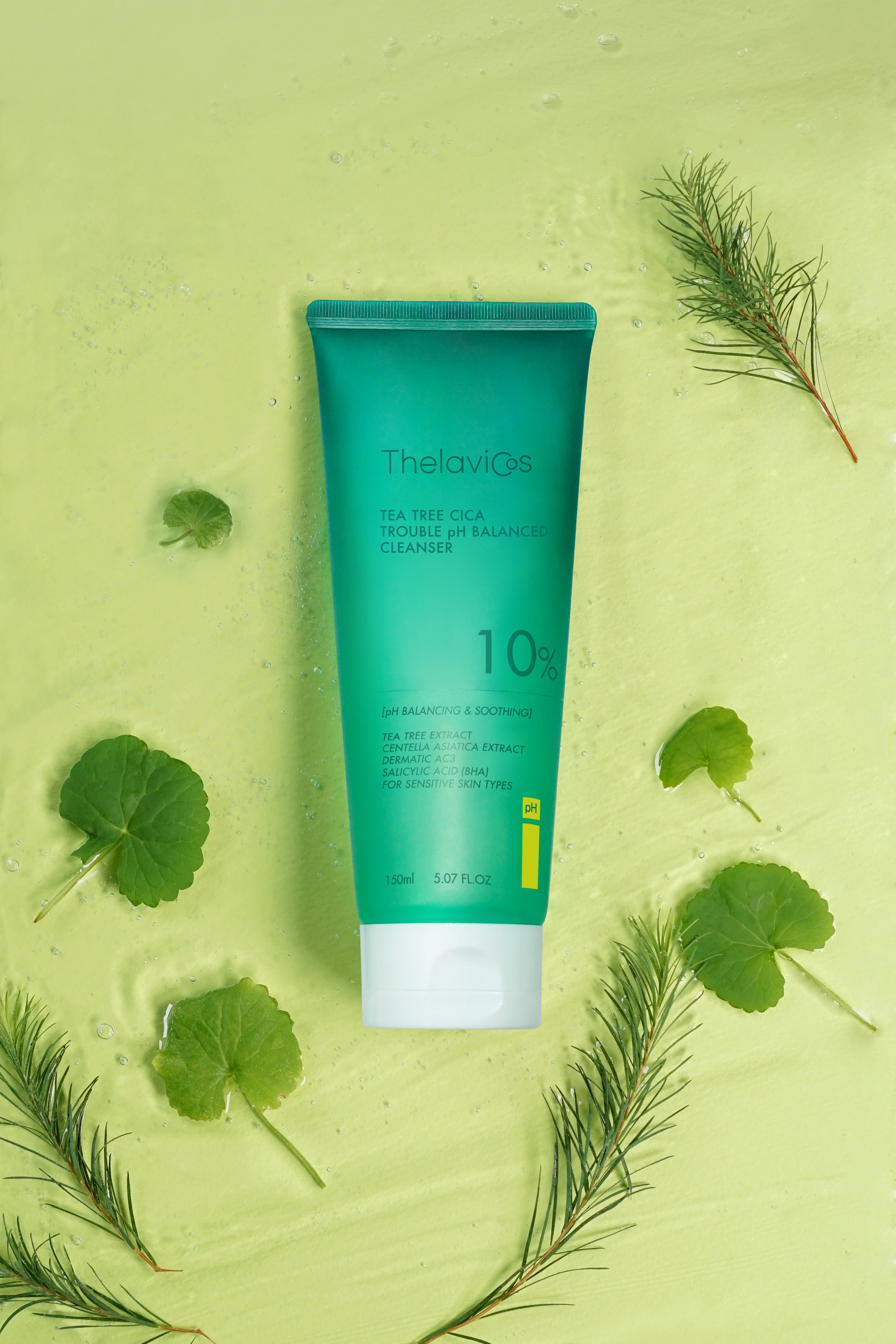 Thelavicos Tea Tree Cica Trouble Ph Balanced Cleanser 150ml
