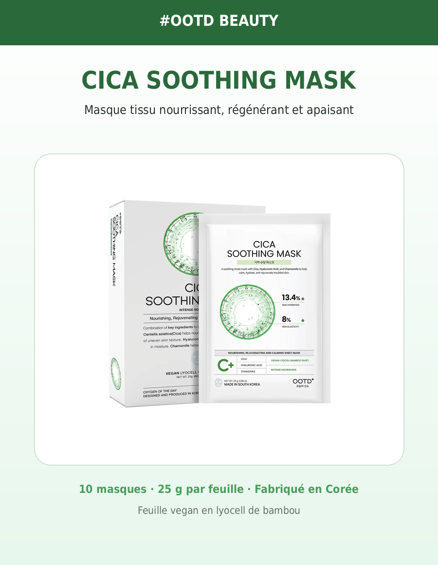 Cica Soothing Mask 10pcs