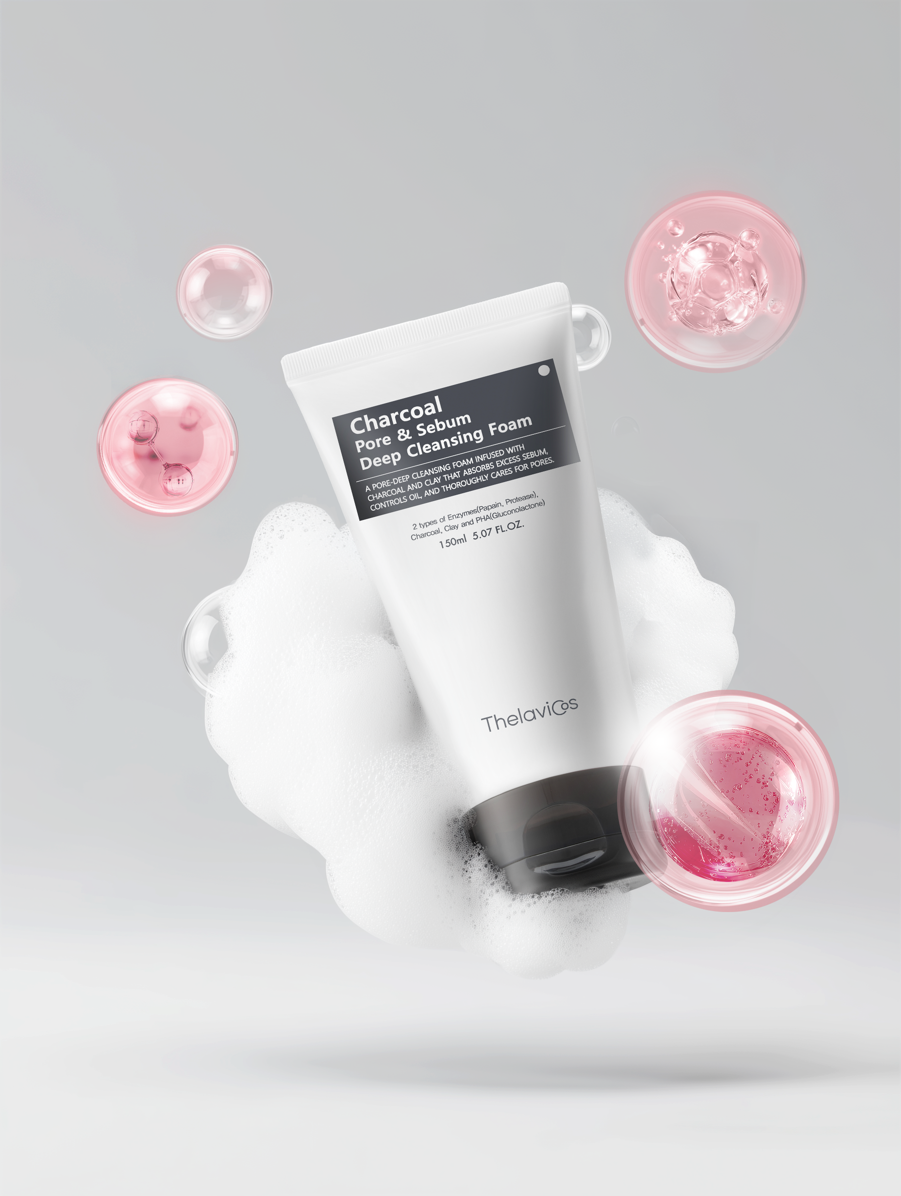 Thelavicos Pore&Sebum Deep Cleansing Foam 150ml