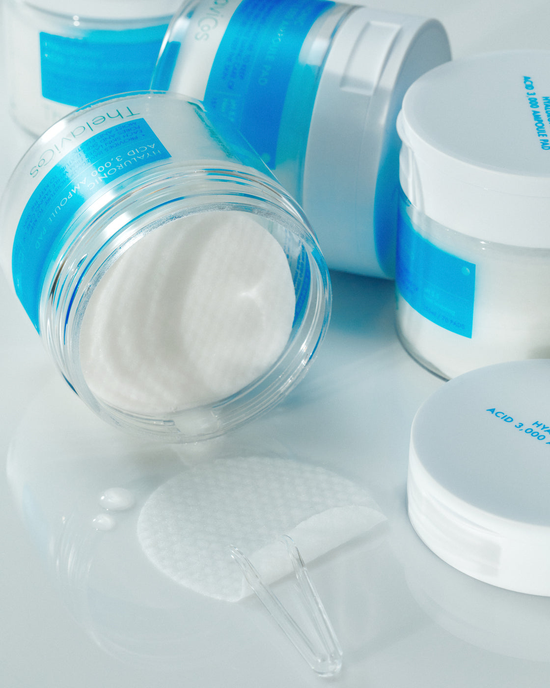 Thelavicos Hyaluronic Acid 3,000 Ampoule Pad 70pcs