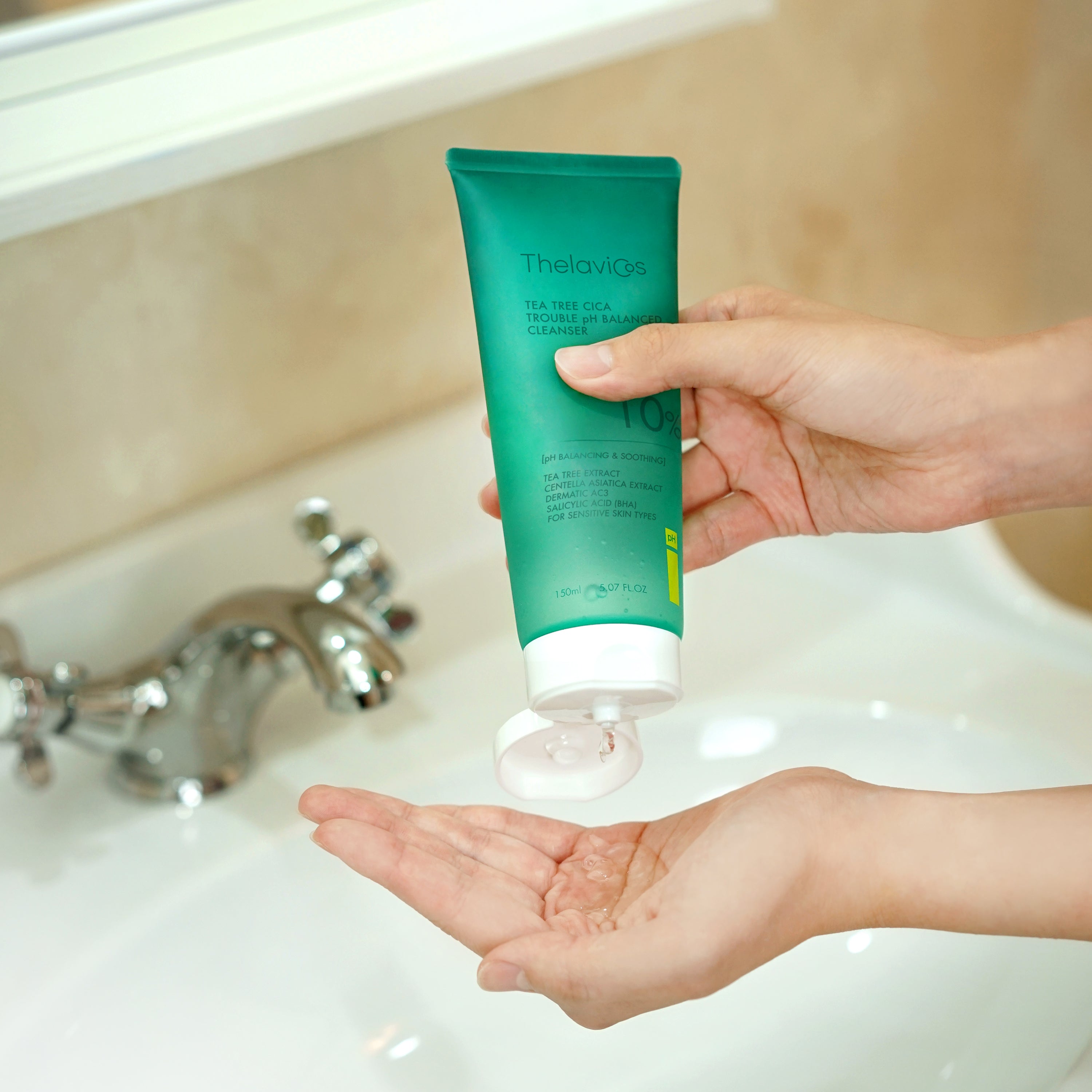 Thelavicos Tea Tree Cica Trouble Ph Balanced Cleanser 150ml