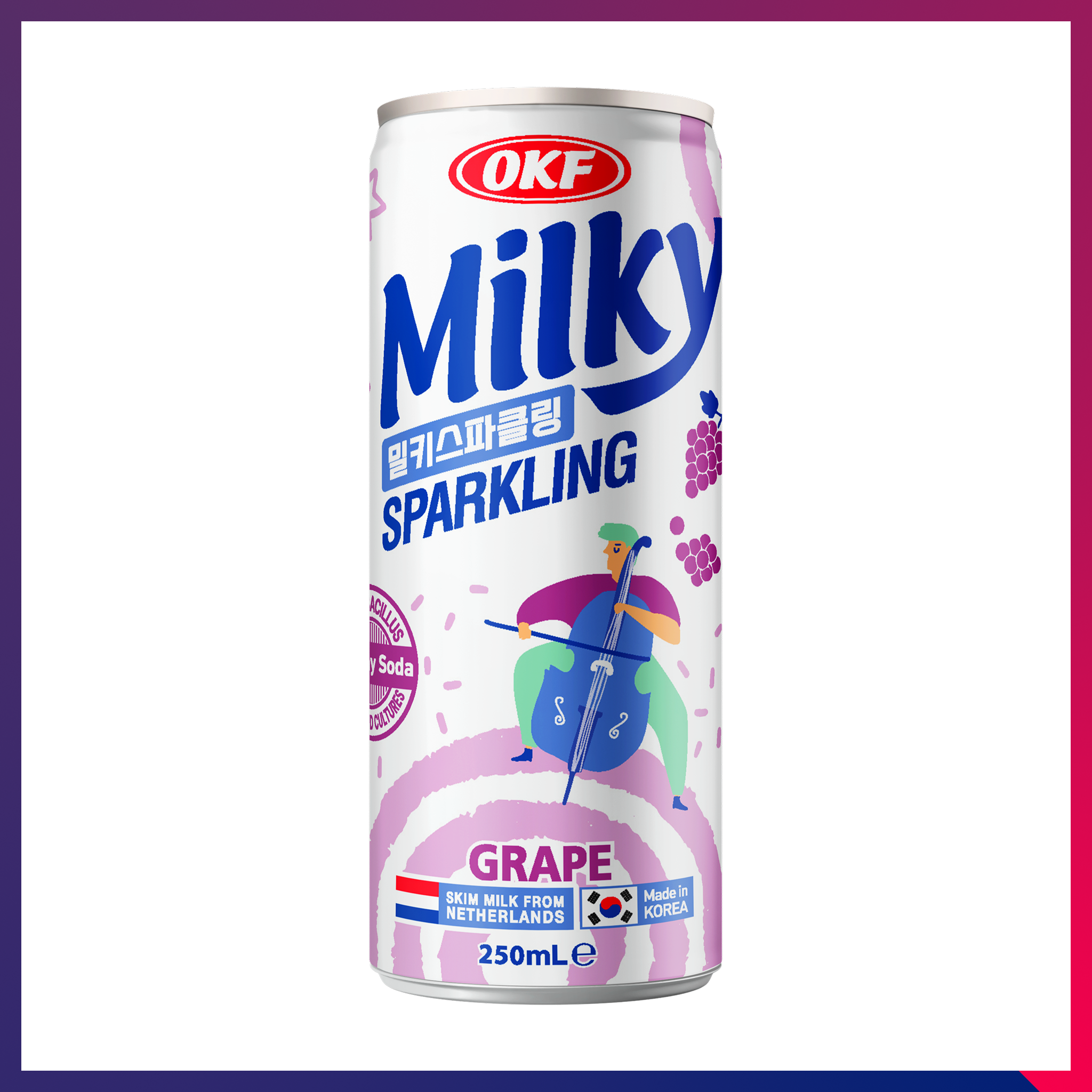Milky Be Happy Grape 250ML*24