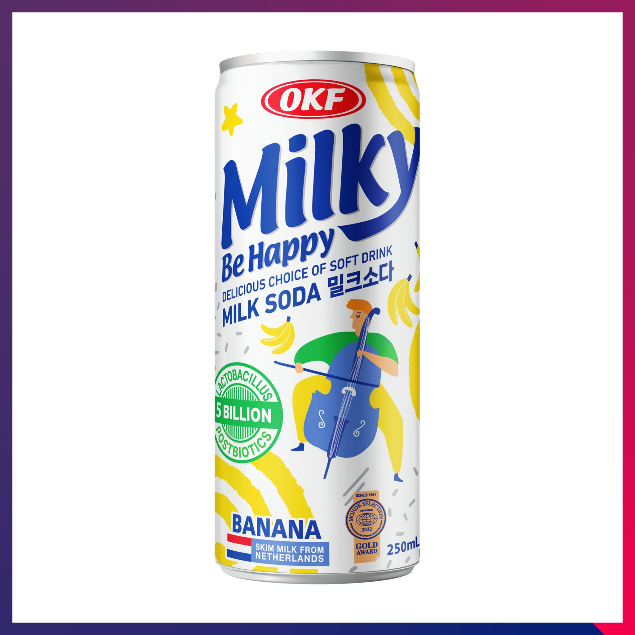Milky Be Happy Banana 250ML*24