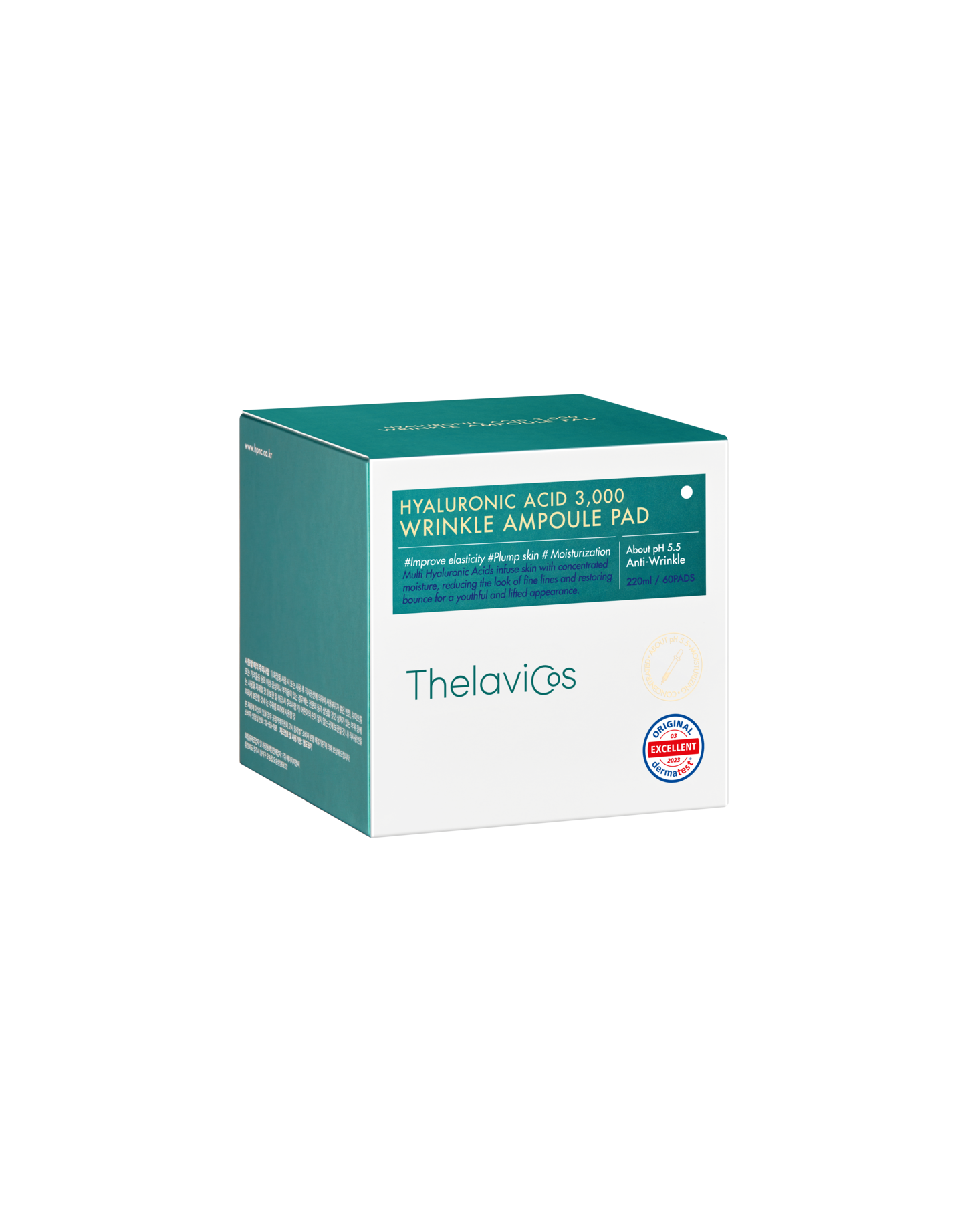 Thelavicos Hyaluronic Acid 3,000 Wrinkle Ampoule Pad 60pcs