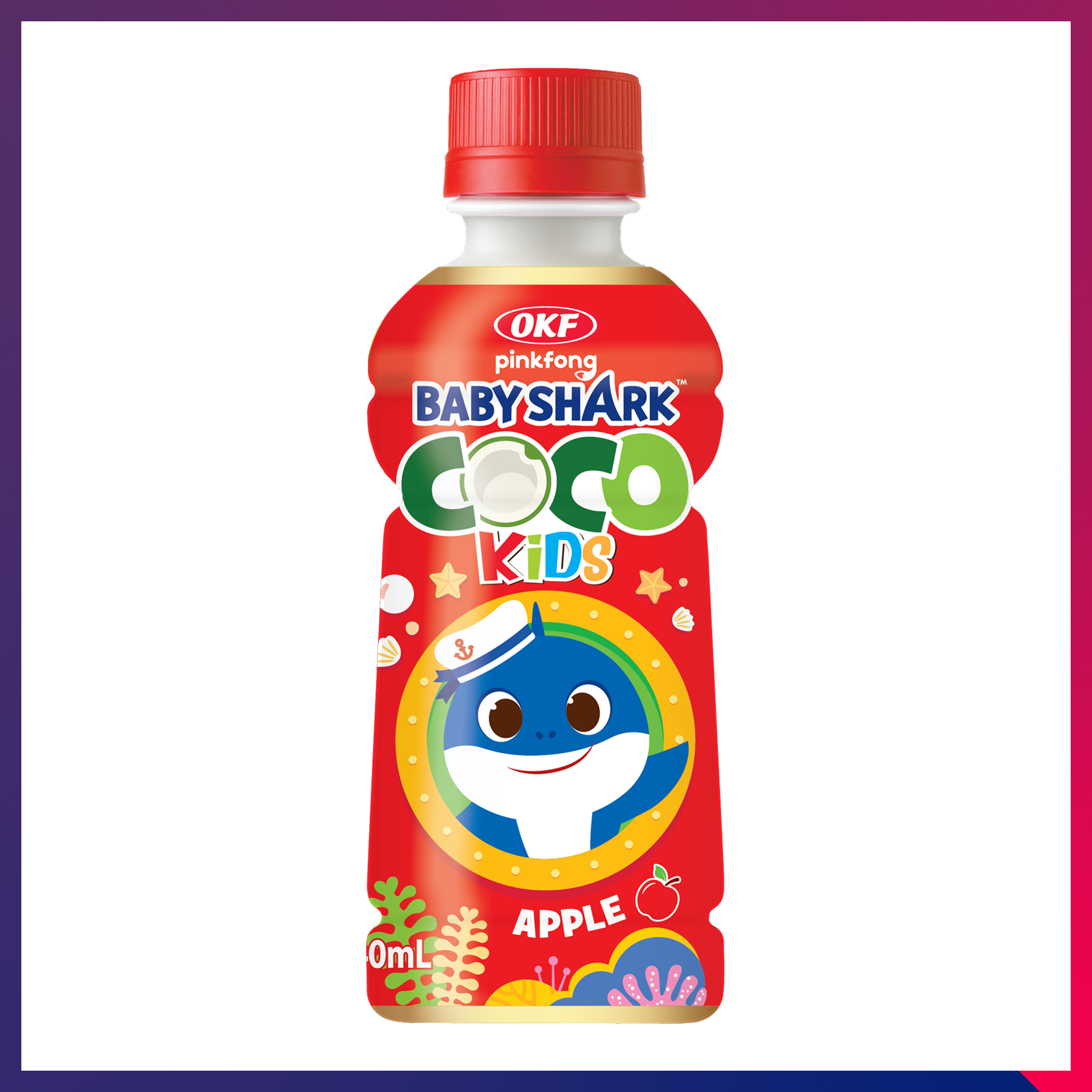Babyshark Coco Kids Apple 240ML*24